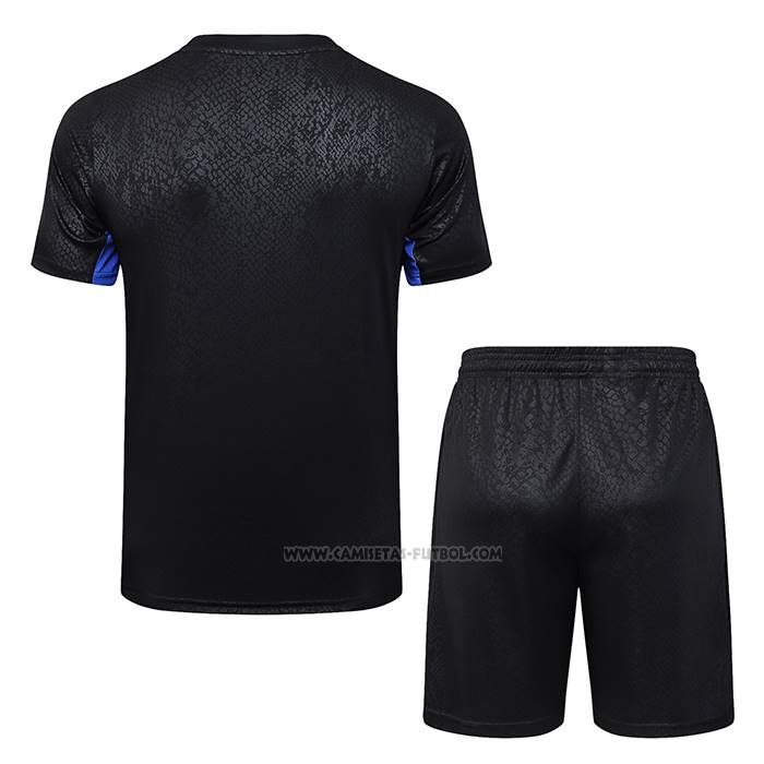 Chandal del Barcelona Manga Corta 2025-2026 Negro - Pantalon Corto